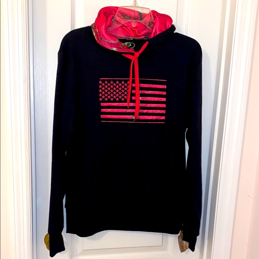 Mossy Oak Fleece Hoodie Sz Medium NWT